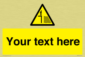 Custom Deep Water Sign